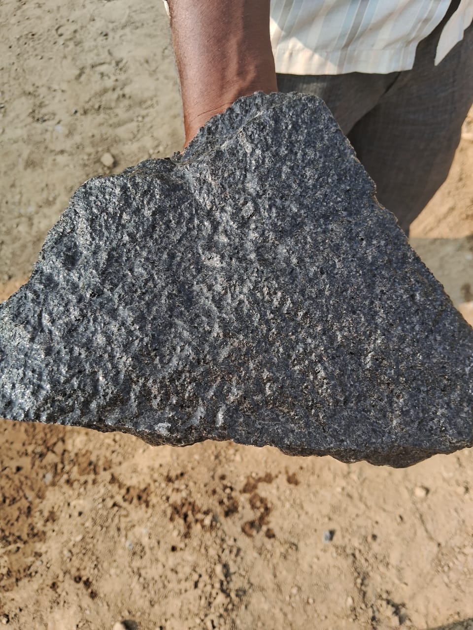 Quarry working face